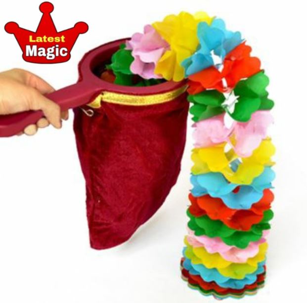 Empty Magic Bag Magician Trick Game Tool Appear/Disappear Change Stage Prop Light weight and easy operate bring joy