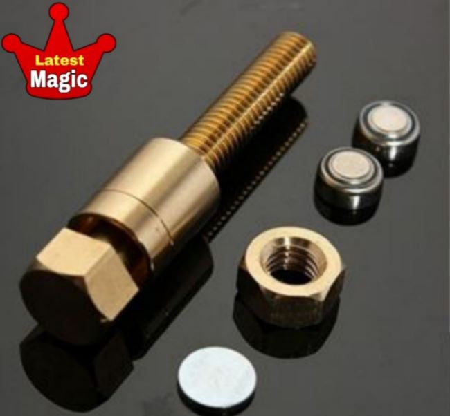 Hexagon Mind screw New Nut Off Bolt Rotating Screw Close-Up Magic Trick Micro Psychic Magic Props Toys Prank Set