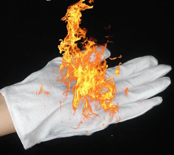 Magic Fire Gloves Magic Tricks Burning Gloves Fire Gloves Empty-Handed On Fire Gloves For Magicians Stage Magic