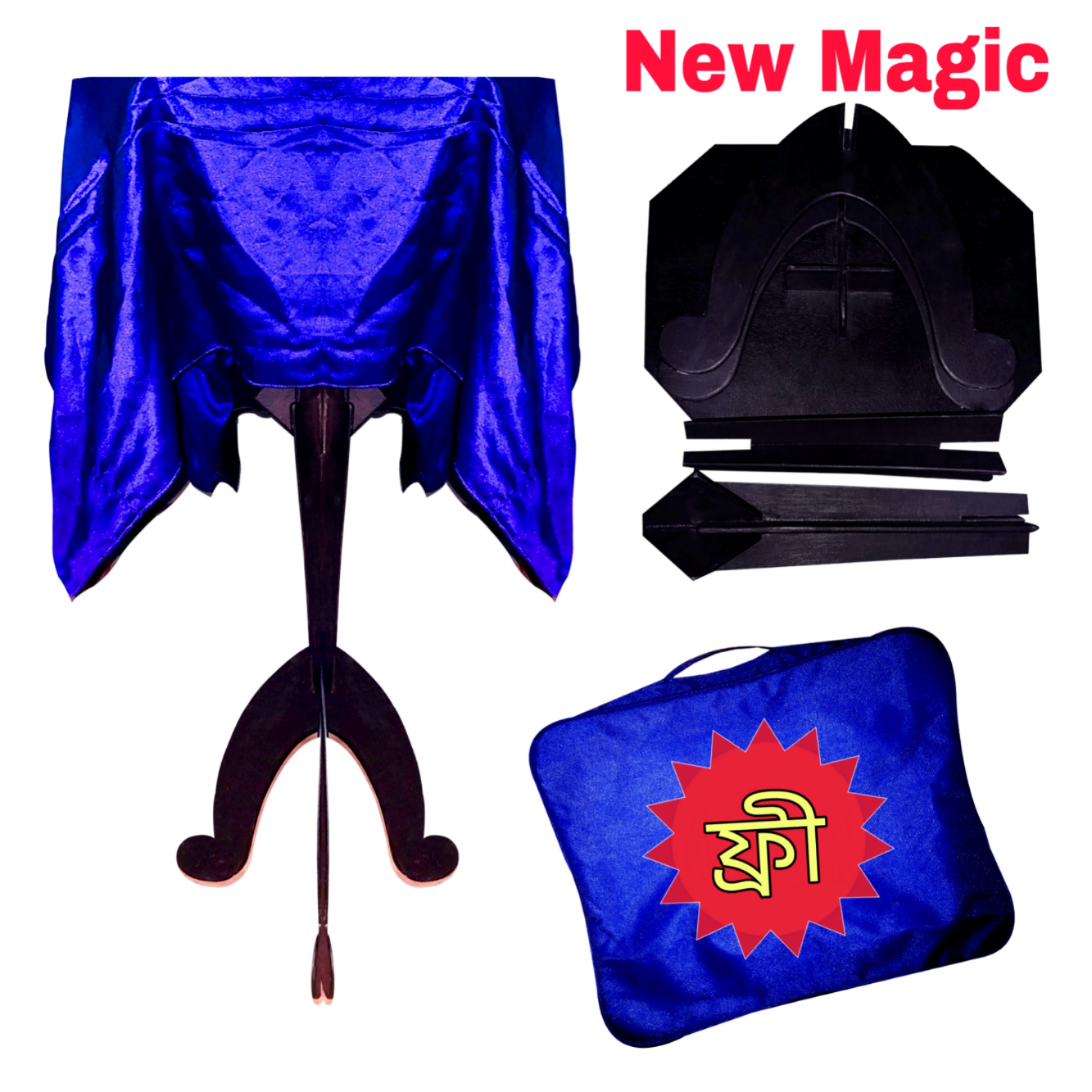 Floating Table Magic Tricks  With Anti Gravity Vase Carrying Case Magic Tricks Professional Magician Stage Illusion Gimmick Props