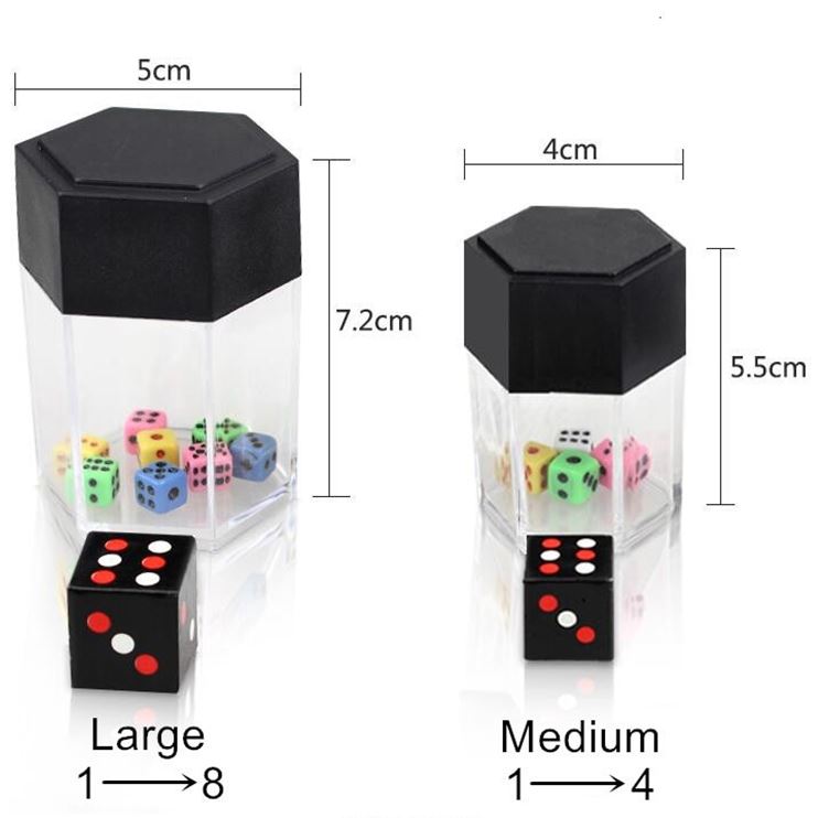 Explode Explosion Dice Easy Magic Tricks For Kids Magic Prop Novelty Funny Toy Close-up Performance Joke Prank Toy